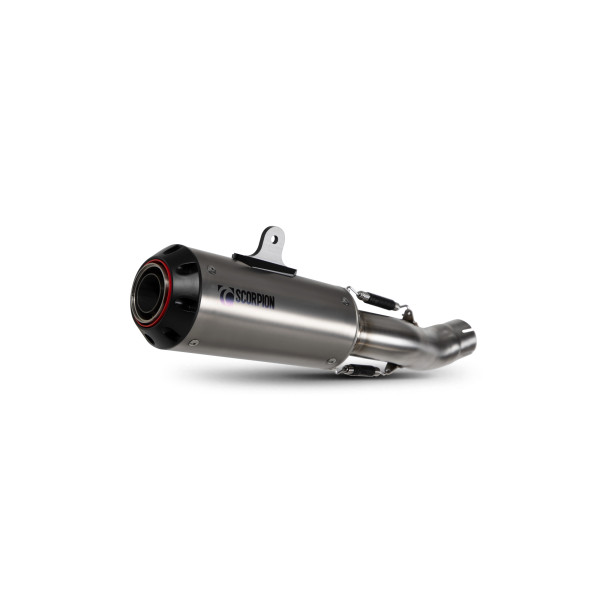 Scorpion Exhaust Honda CB 500 F 2019 - 2021 Red Power Slip-on Titanium Sleeve